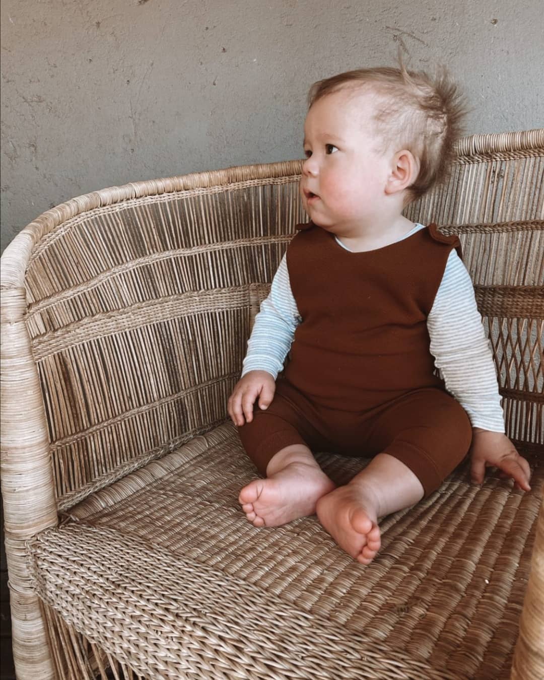 Baby Harem Romper - Solid Cotton