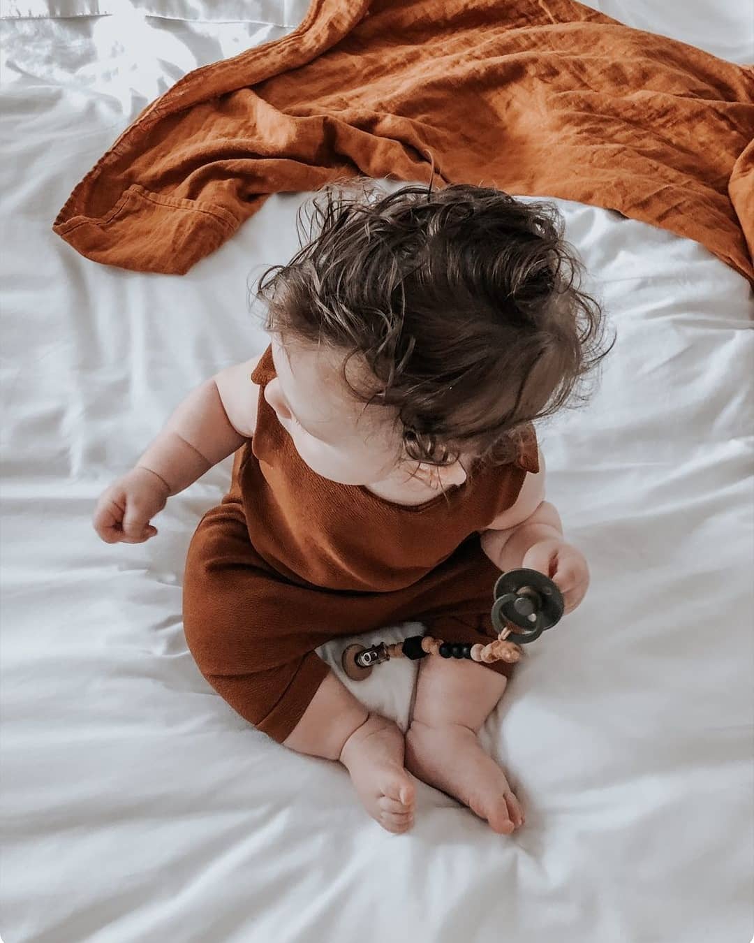Baby Harem Romper - Solid Cotton