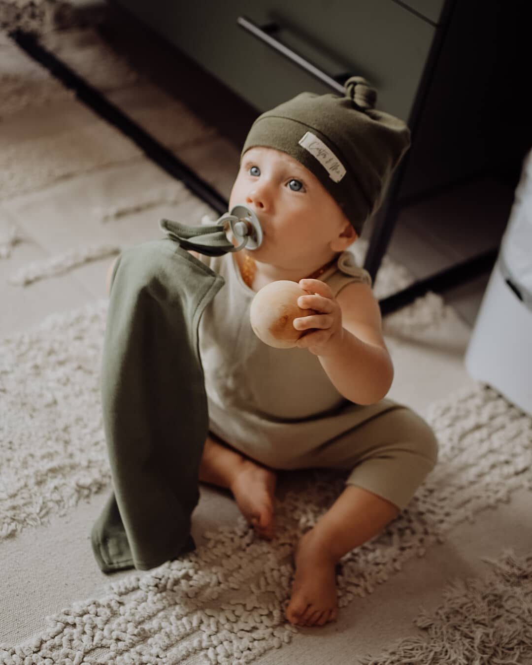 Baby Harem Romper - Solid Cotton