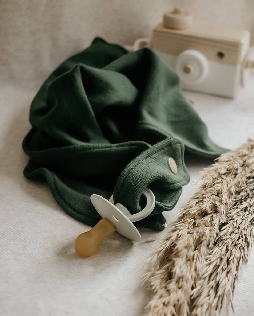 Solid Cotton Pacifier Blankie