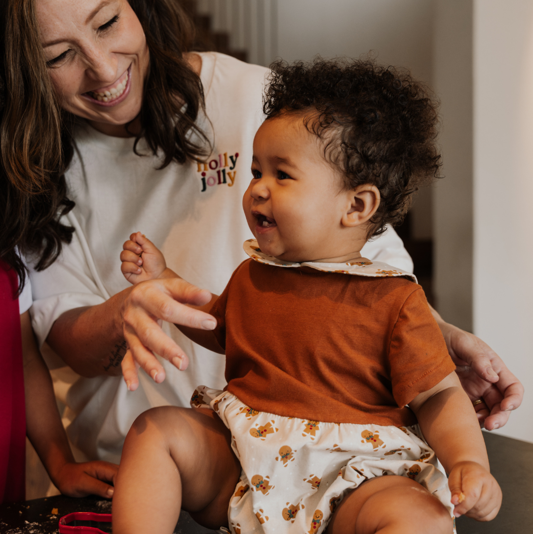 Ladies "Holly Jolly" Christmas Tee Large (Sale)