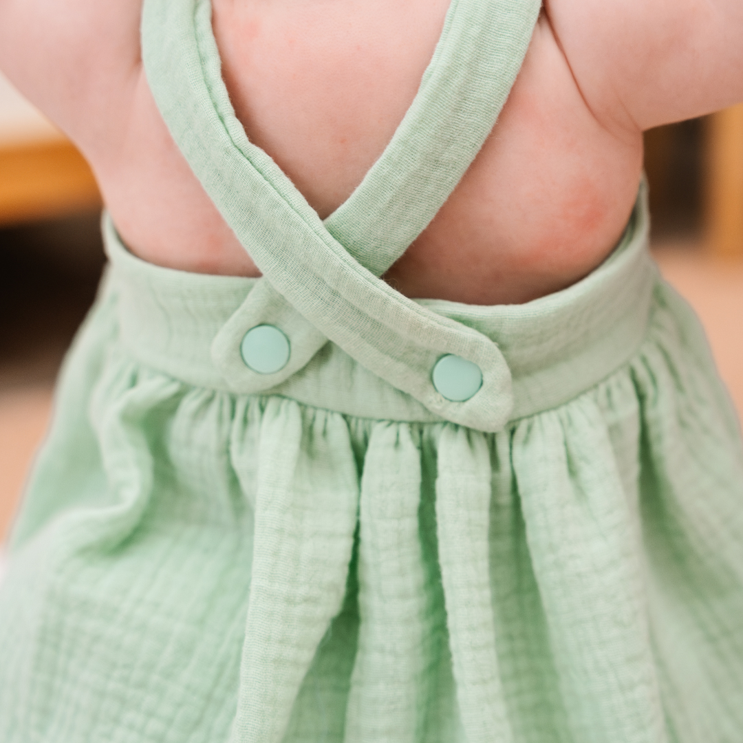 Baby Muslin Sunshine Dress & Bloomers