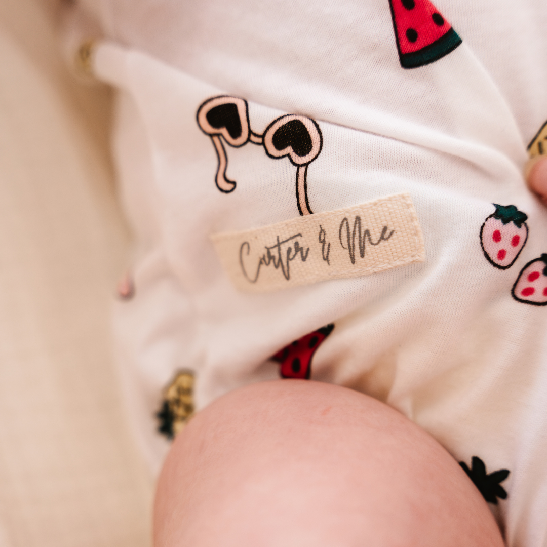 Toddler + Kids Summer Print Round Neck Tee