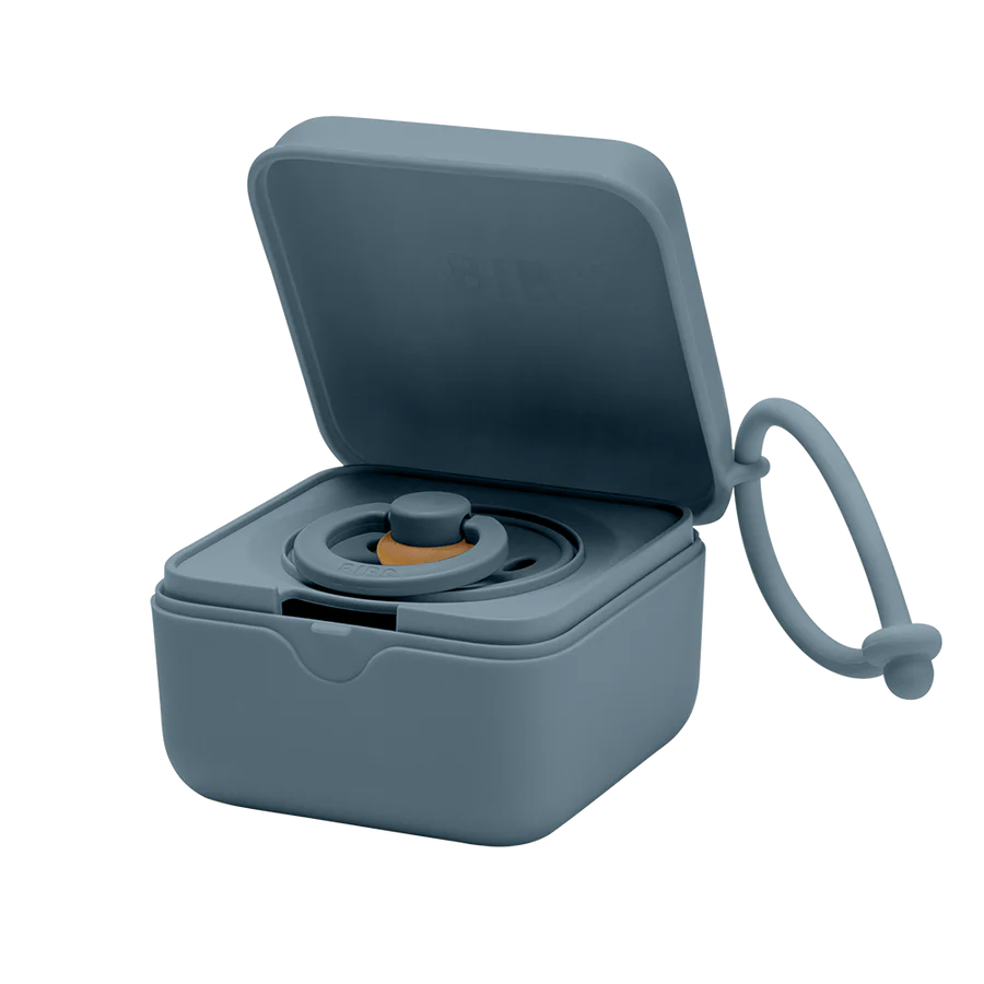 BIBS Pacifier Box - Petrol Liberty