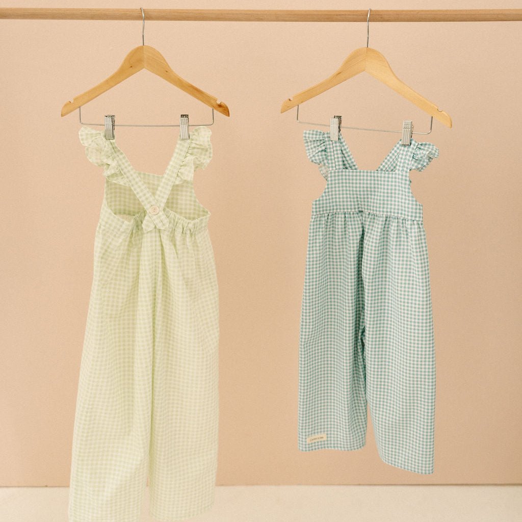 Toddler + Kids Gingham Romper