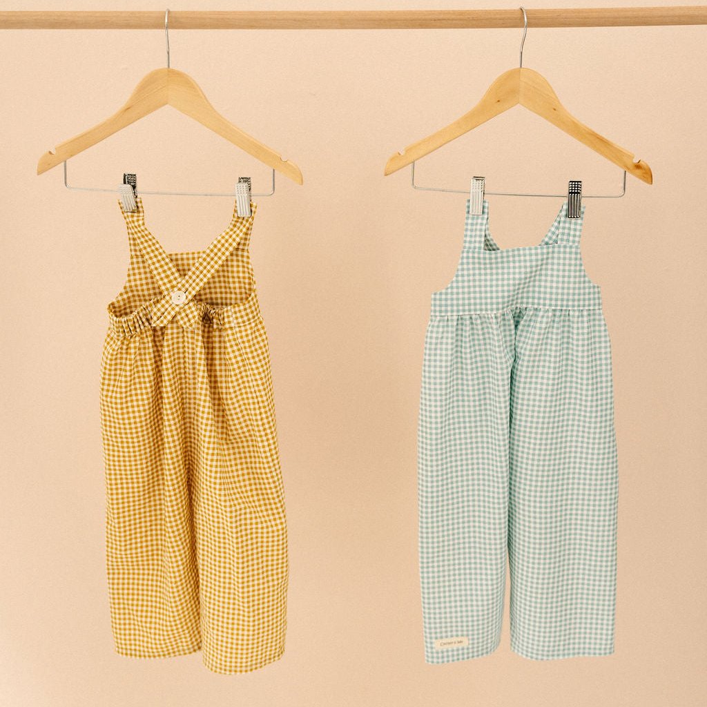 Toddler + Kids Gingham Romper