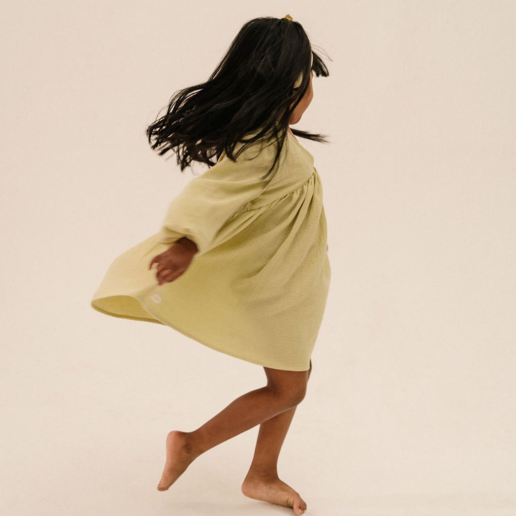 Toddler + Kids Puff Sleeve Dress (Sale)