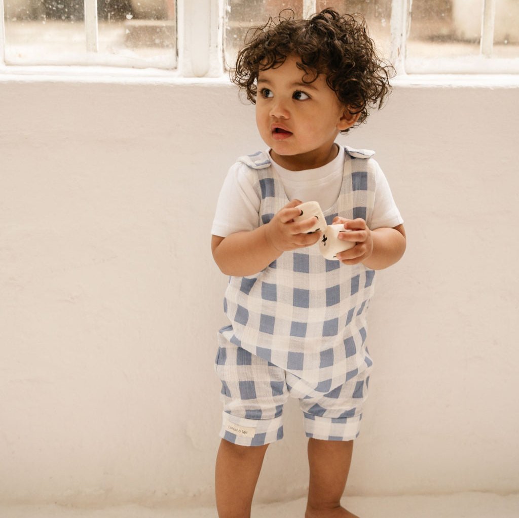 Baby Muslin Short Harem Romper