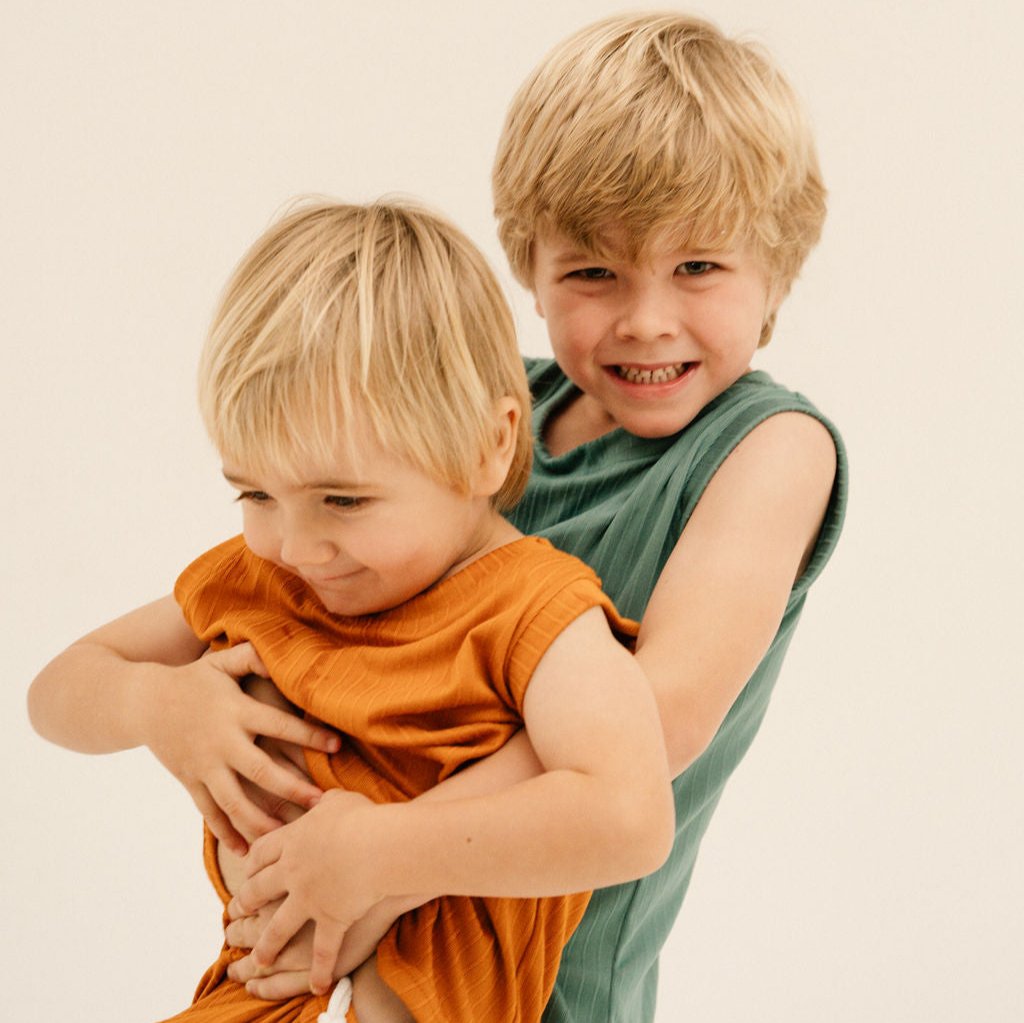 Toddler + Kids Ribbed Vest and Shorts Set (Sale)