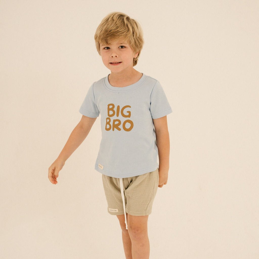 Little Bro Tee Grey