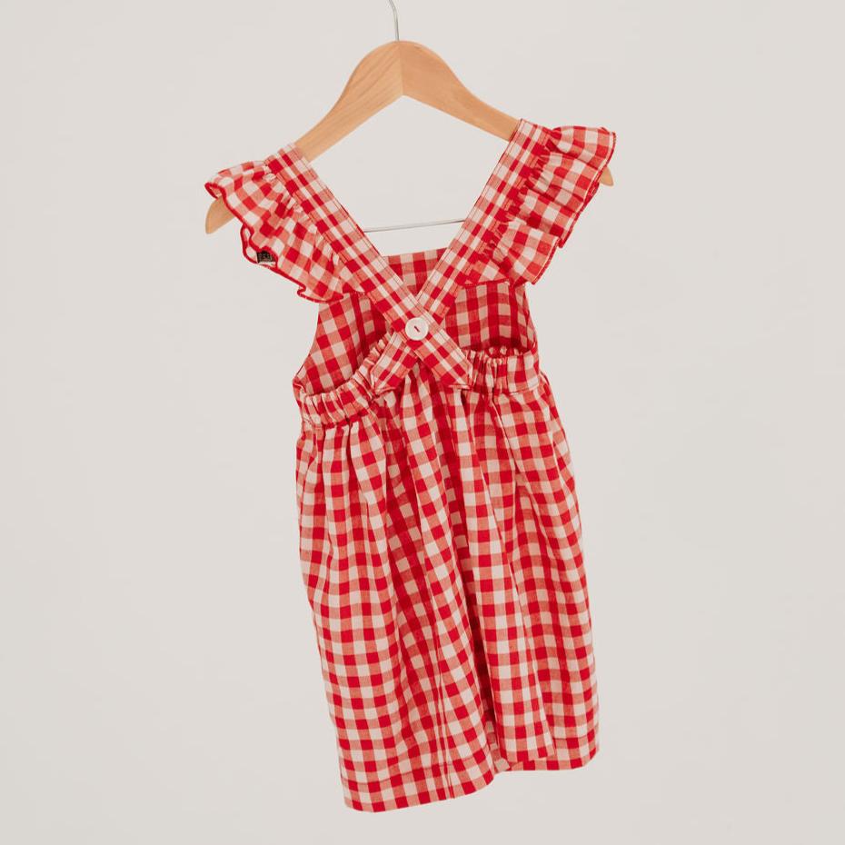 Toddler + Kids Gingham Frill Dress