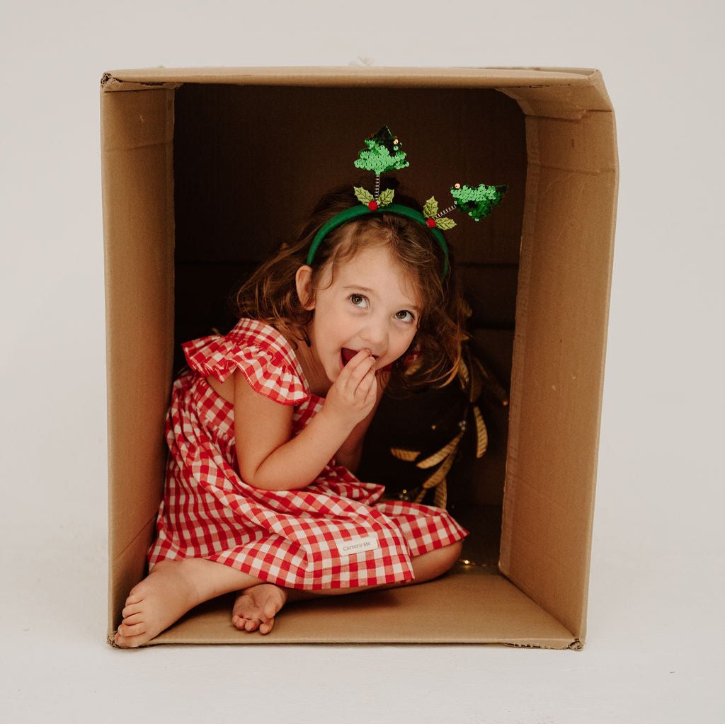 Toddler + Kids Gingham Frill Dress