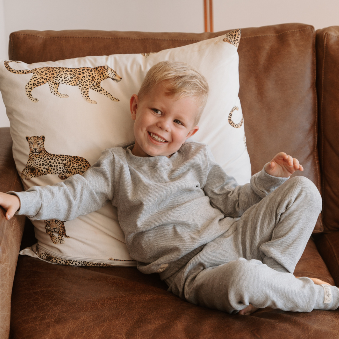 Toddler + Kids Ribbed Tracksuit Set