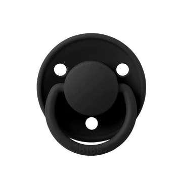 De Lux Latex BIBS Pacifier - Black