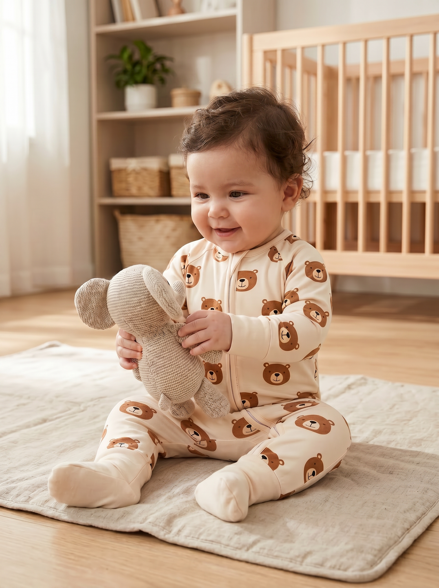 Baby - Sleep & Play Romper - Teddy Bears