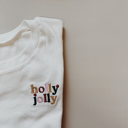 Ladies "Holly Jolly" Christmas Tee