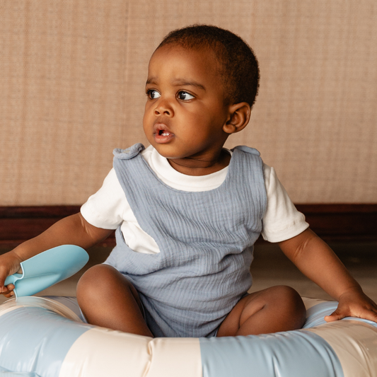 Muslin Short Harem Romper