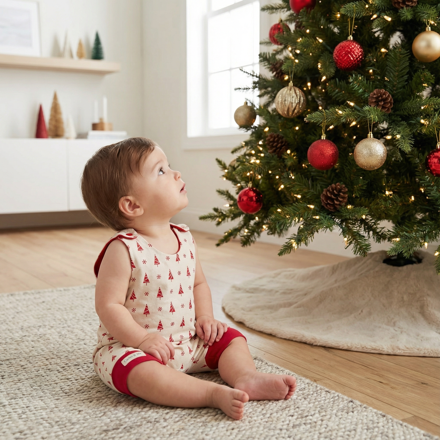 Christmas Summer Harem Romper