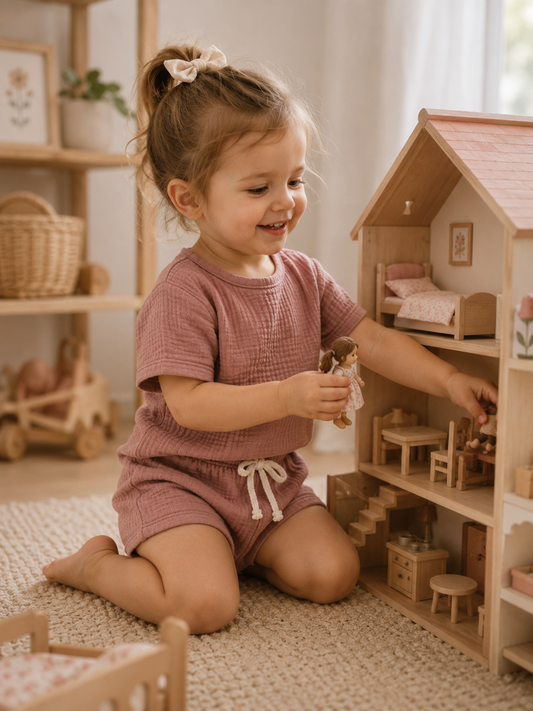Toddler + Kids Muslin Sailor Set