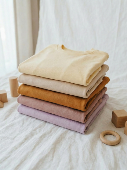Baby - Plain Oversized Long-Sleeve Tee