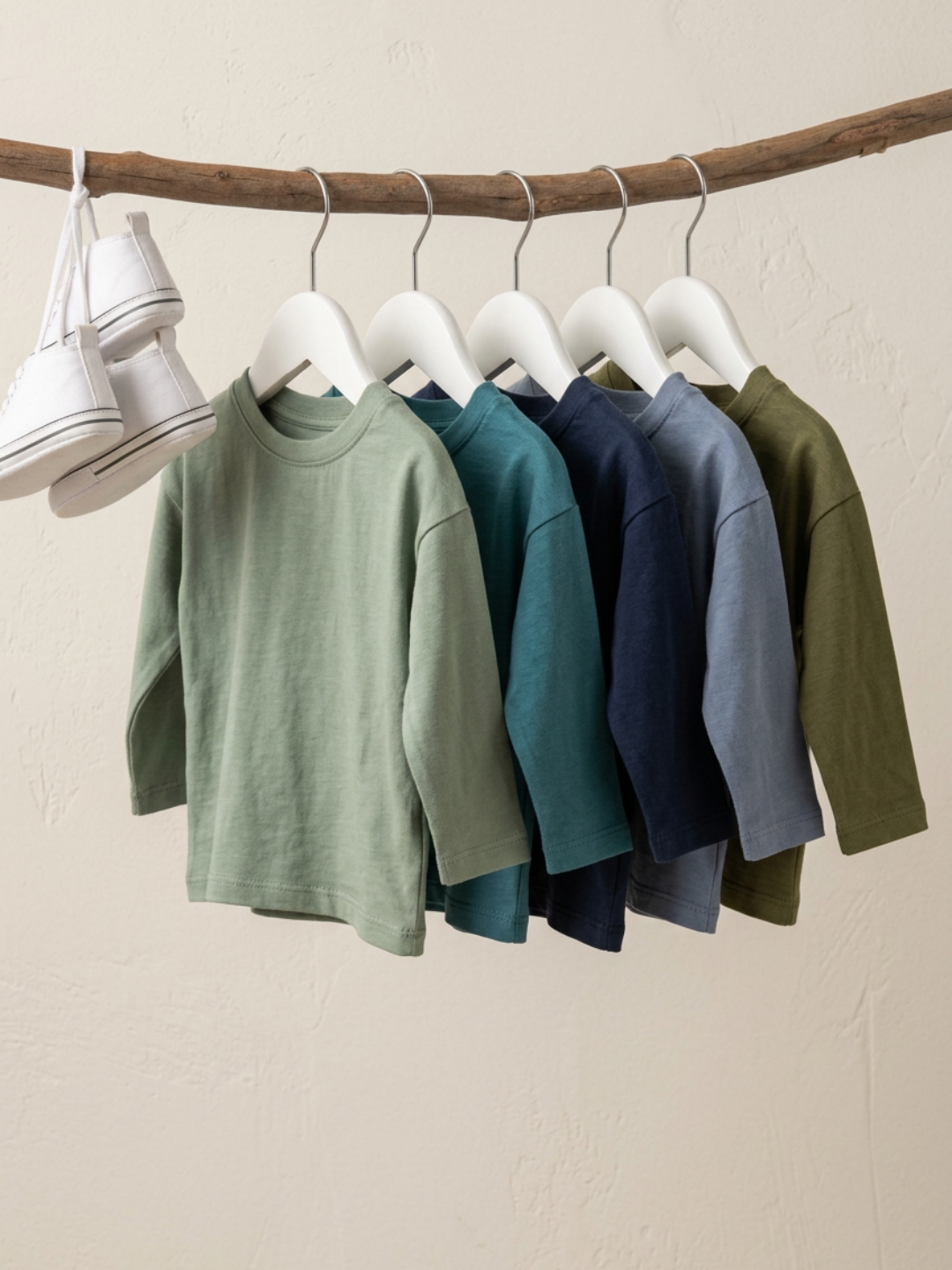 Baby - Plain Oversized Long-Sleeve Tee