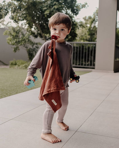 Solid Cotton Pacifier Blankie