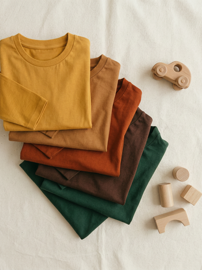 Baby - Plain Oversized Long-Sleeve Tee