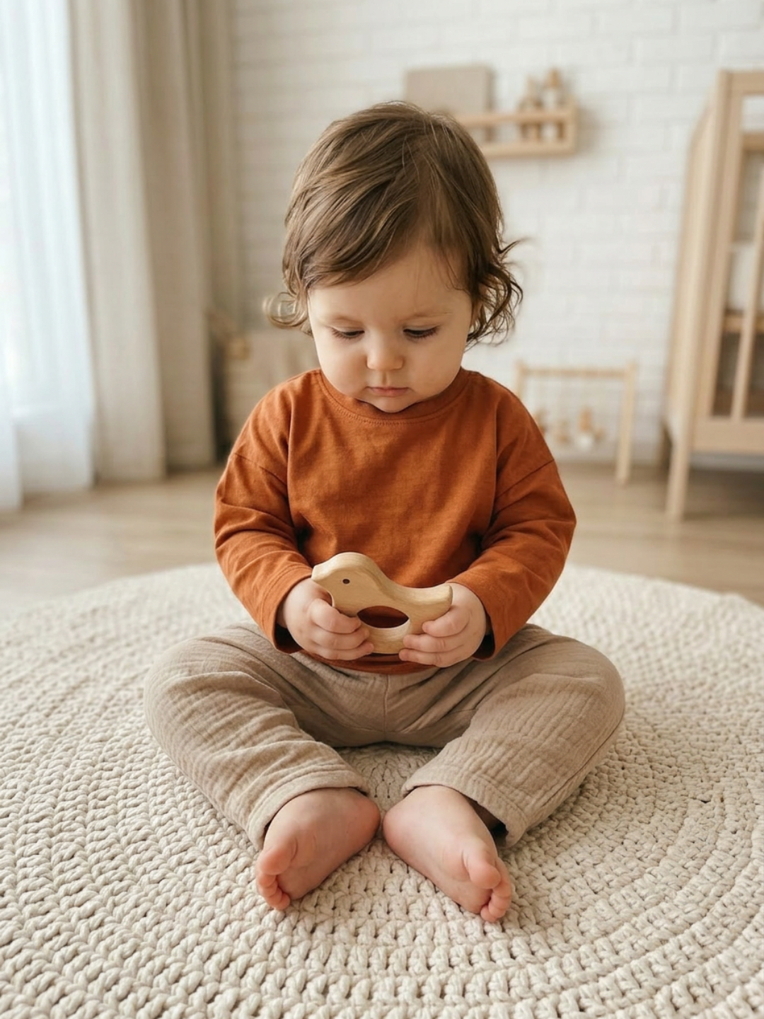 Baby - Plain Oversized Long-Sleeve Tee