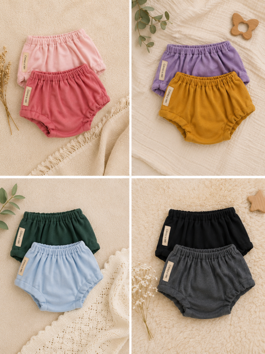Baby - Solid Cotton Bummies