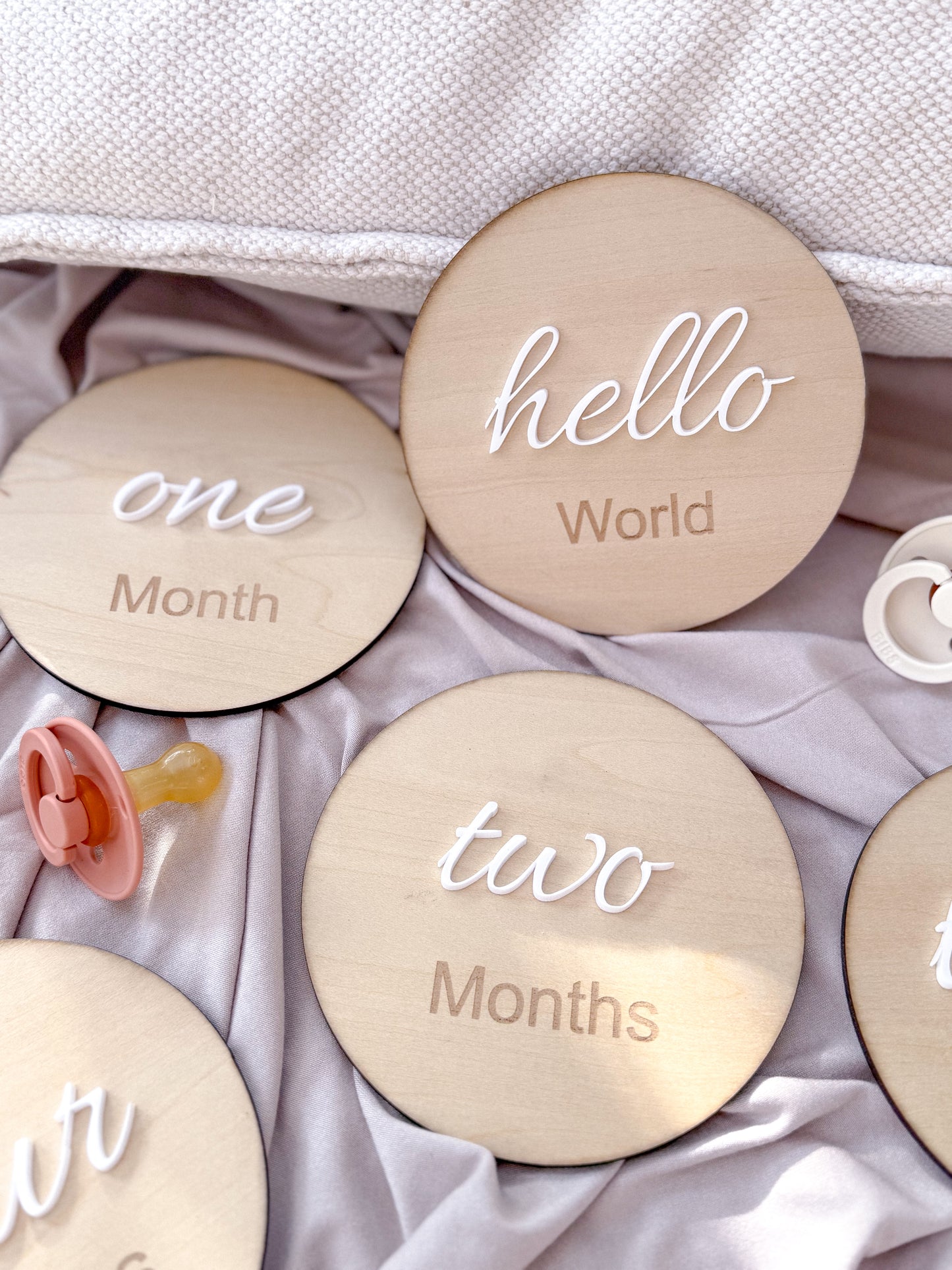 Baby Milestone Disc Set – Gender Neutral