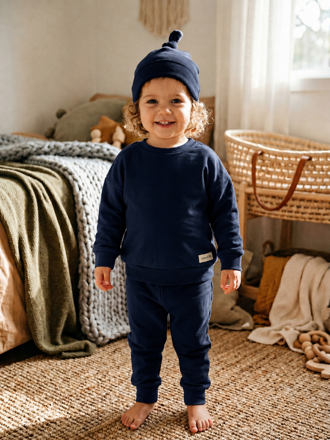 Toddler + Kids - Ribbed Tracksuit Set