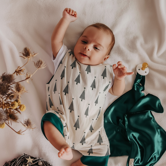 Christmas Tree Summer Harem Romper