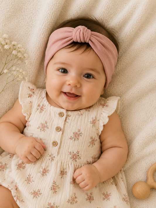 Knotted Solid Cotton Headband
