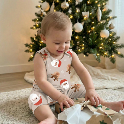 Christmas Harem Romper