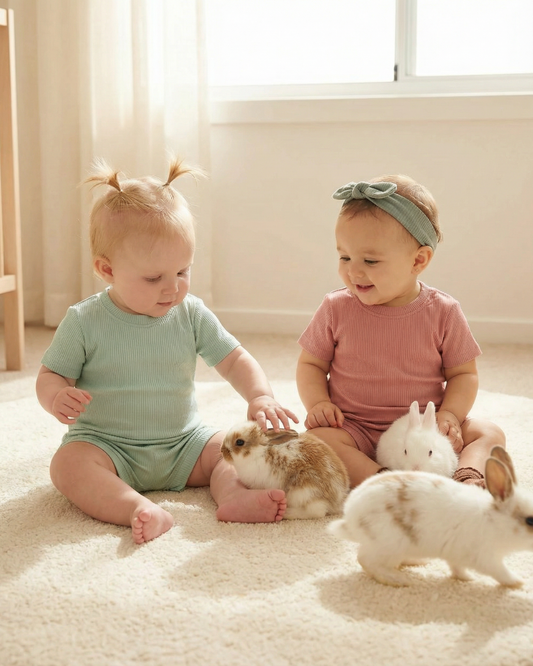 Easter Everyday Ribbed Shorts and Top Set