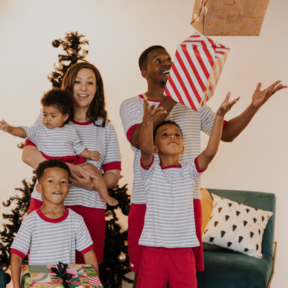 Mamma's Red + Grey Christmas PJ Set