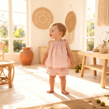 Baby Muslin Two-Piece Set