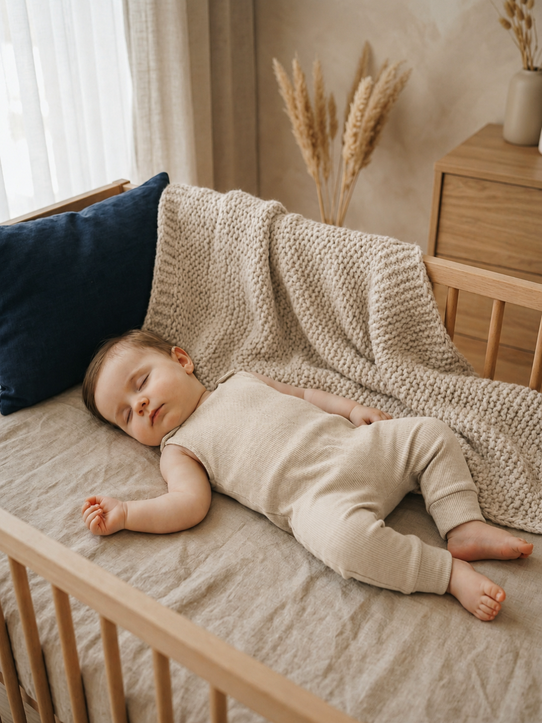 Baby - Ribbed Harem Romper