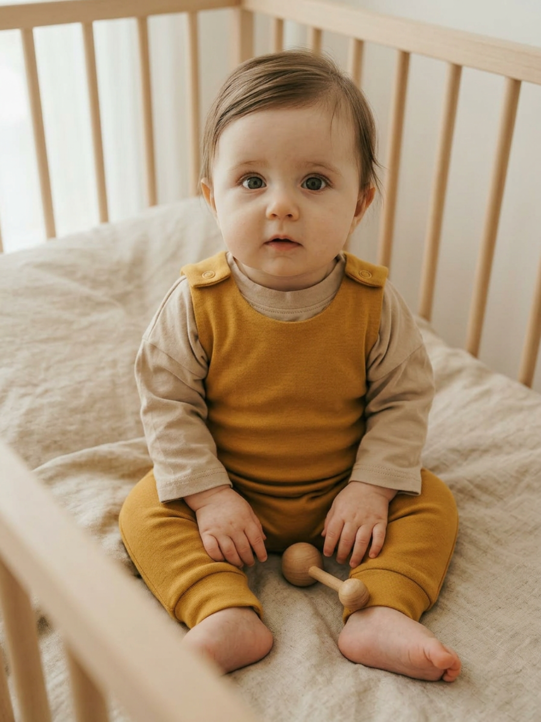 Baby - Plain Oversized Long-Sleeve Tee