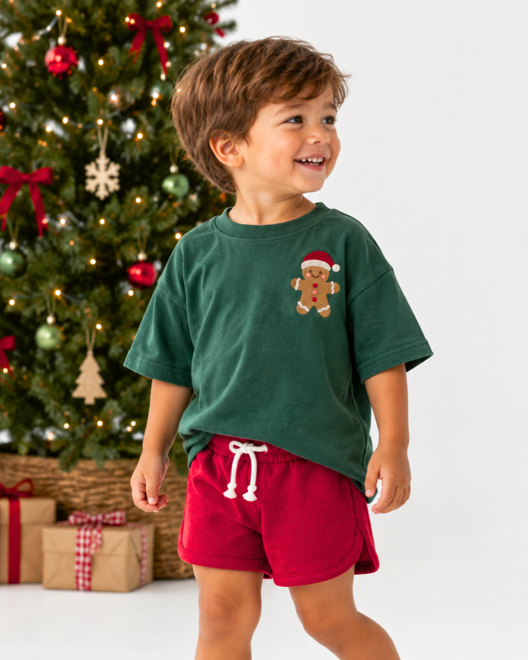 Christmas Coral Cove Tee + Harbour Shorts