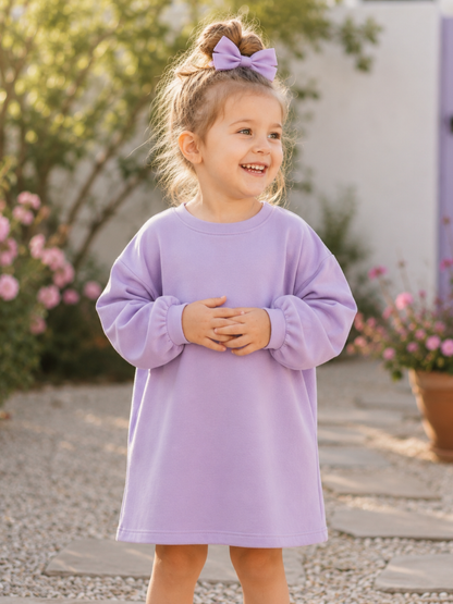 Toddler + Kids - Oversized Sweatshirt Dress