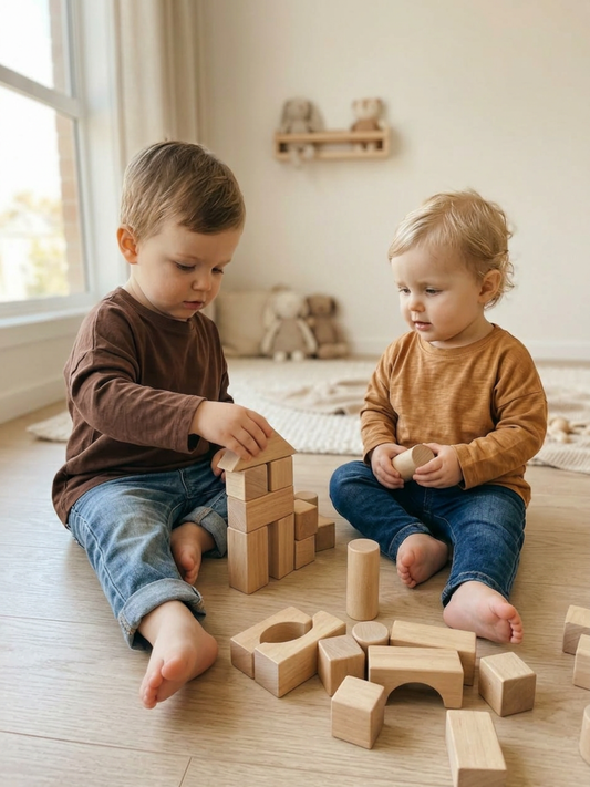Toddler + Kids - Plain Oversized Long-Sleeve Tee