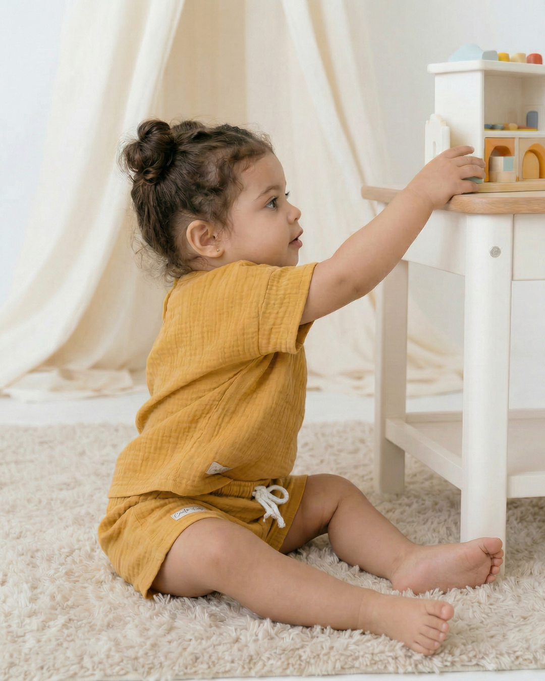 Toddler + Kids Muslin Sailor Set