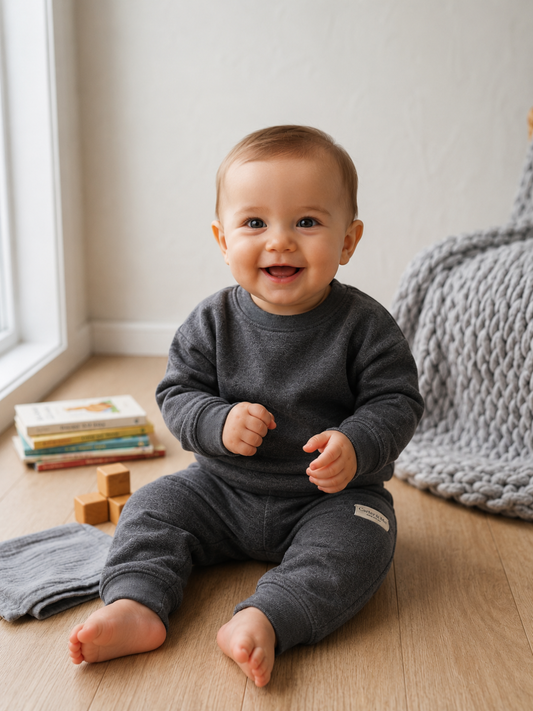 Baby - Ribbed Tracksuit Set