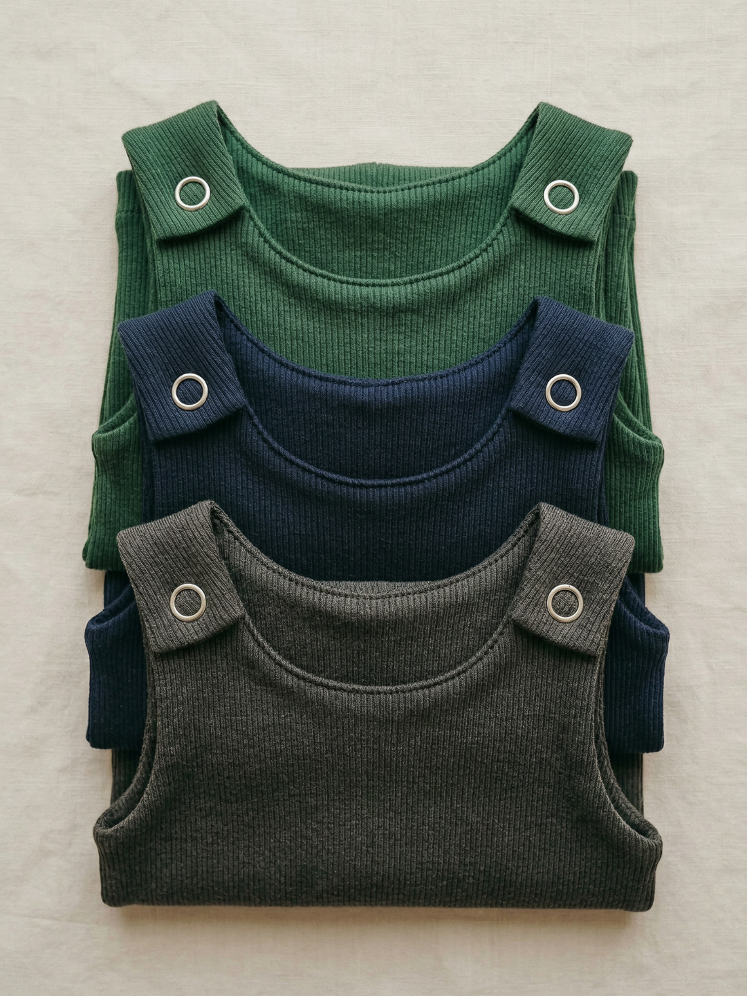 Toddler + Kids - Ribbed Harem Romper