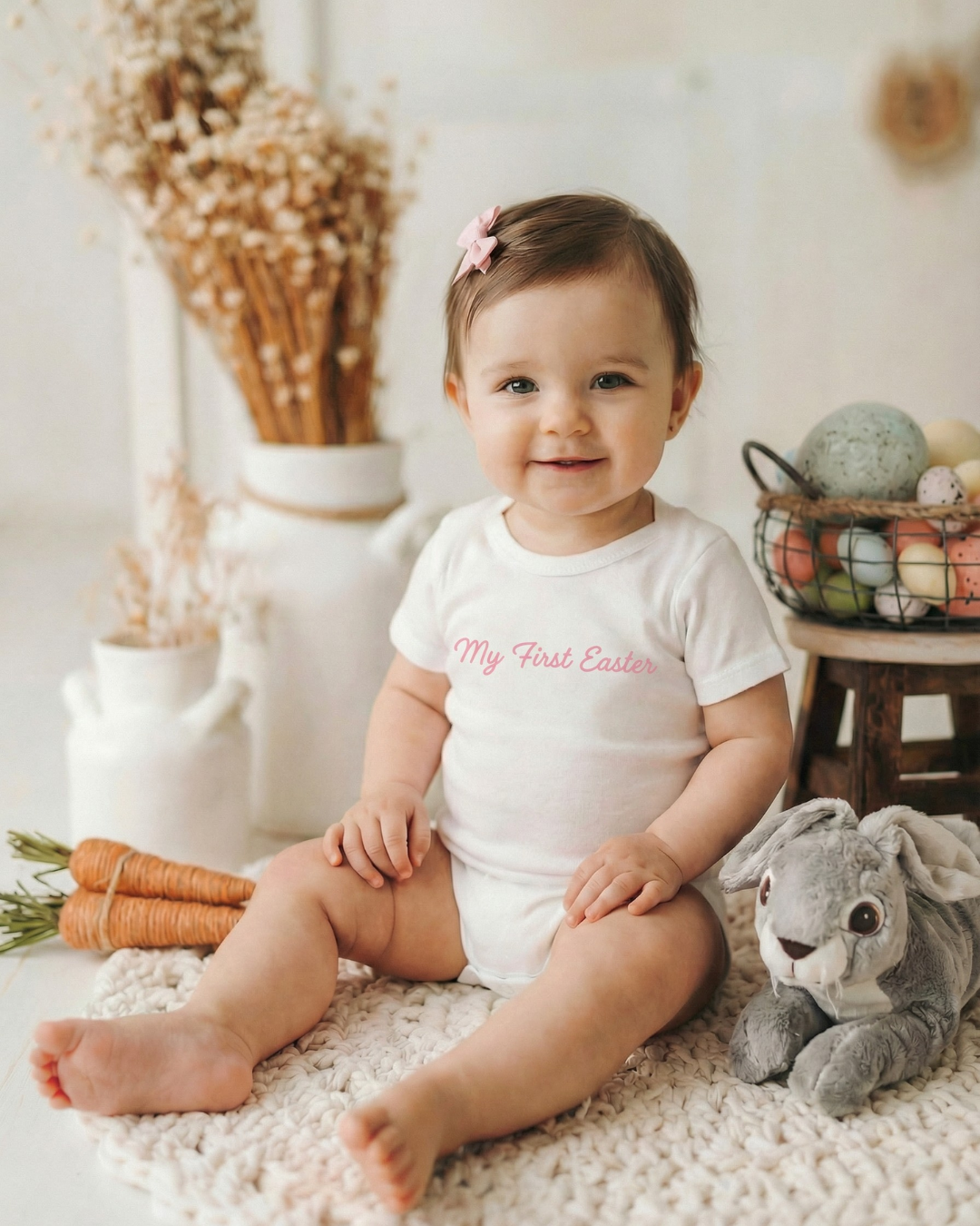 "My First Easter" Babygrow + Bummies Set