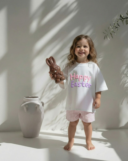 Happy Easter Shorts and Tee Set