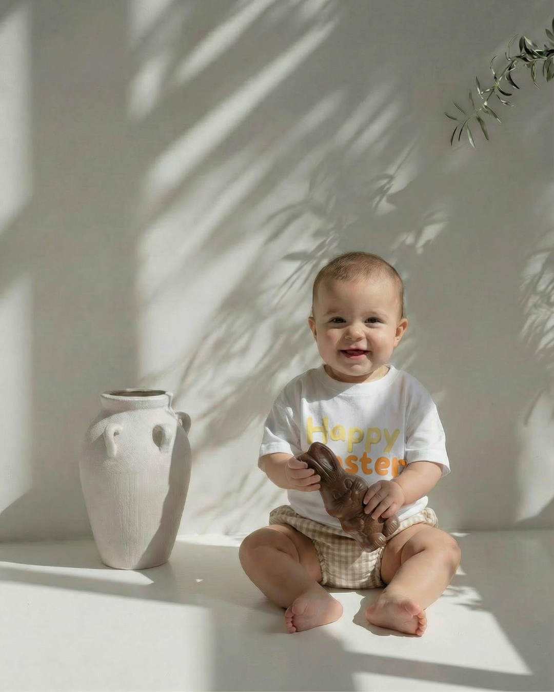 Happy Easter Shorts and Tee Set