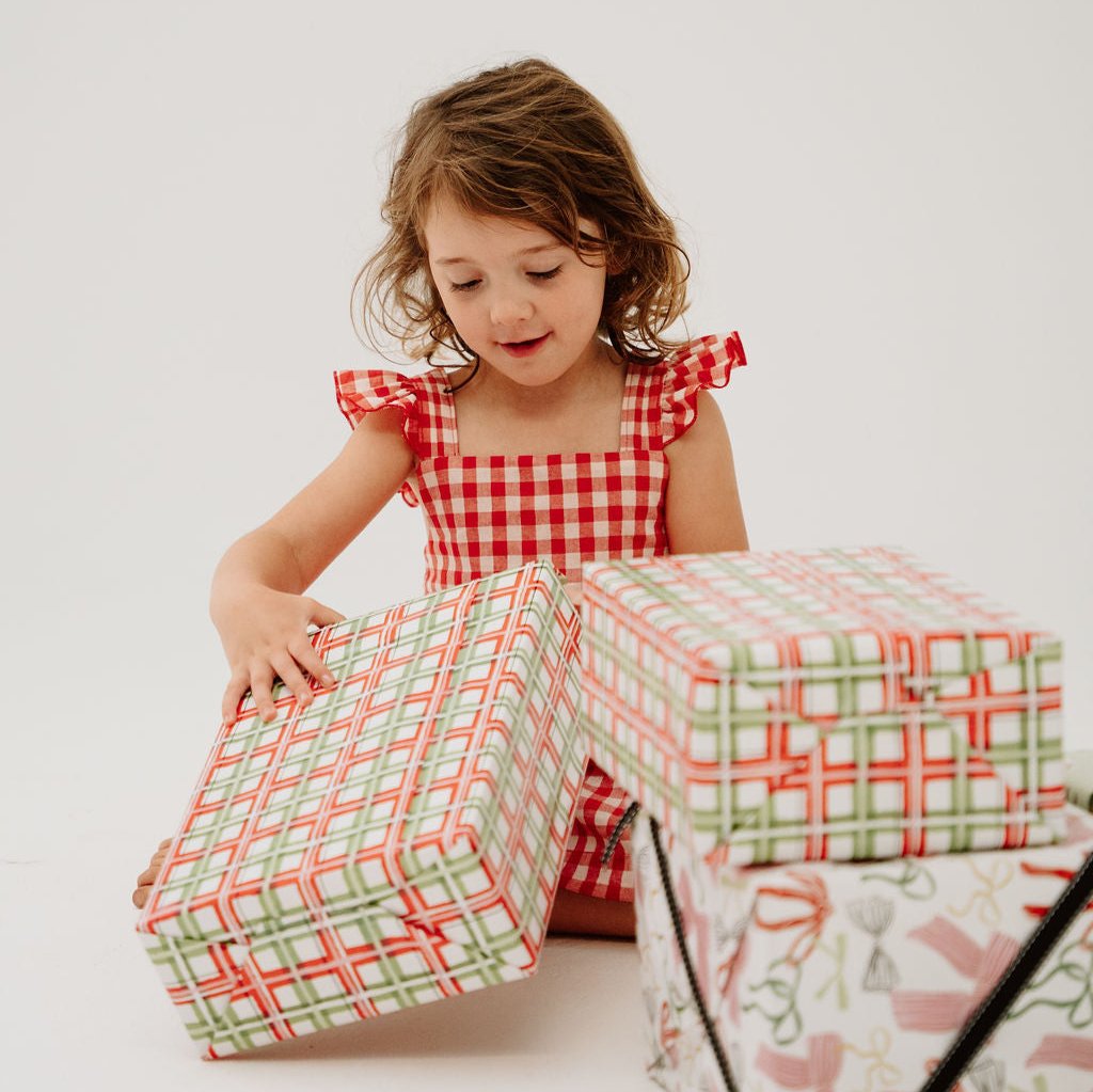 Gingham Frill Dress