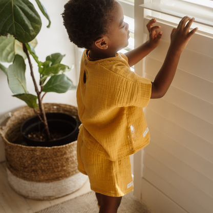 Toddler + Kids Muslin Sailor Set